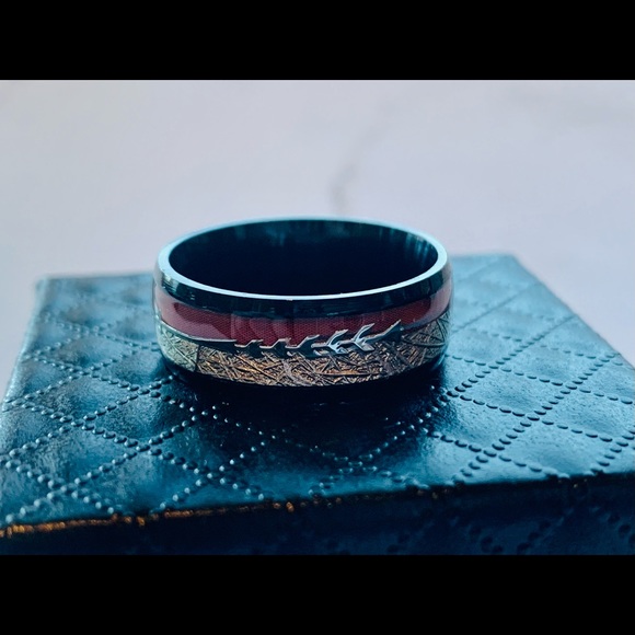 Men’s Wood Inlay Ring